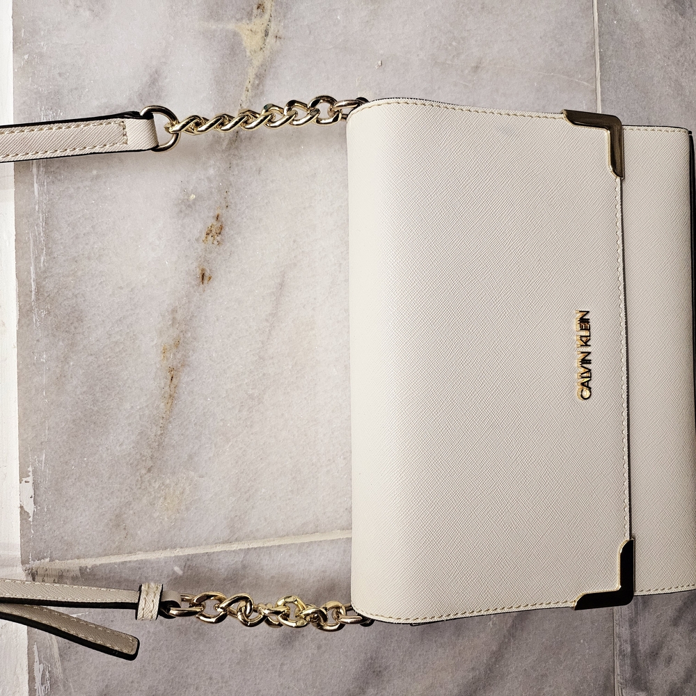 Calvin Klein White Crossbody Bag